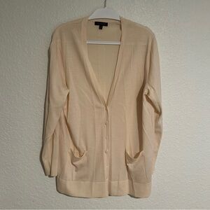 Banana Republic Light Tan Cardigan Sweater